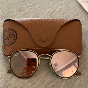 Round Double Bridge Raybans